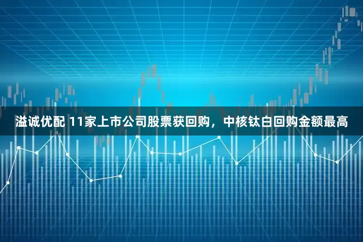 溢诚优配 11家上市公司股票获回购，中核钛白回购金额最高